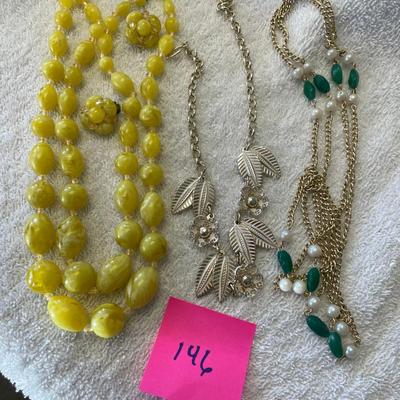 Bright Yellow Beads & necklaces