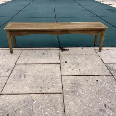 1066 Teak Outdoor Bench