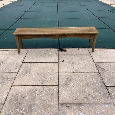 1066 Teak Outdoor Bench
