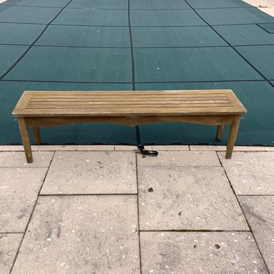1066 Teak Outdoor Bench