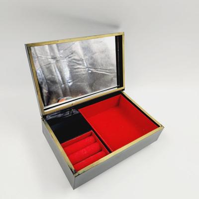 VINTAGE JAPANESE FLOWERED DECOR MUSIC JEWELRY BOX
