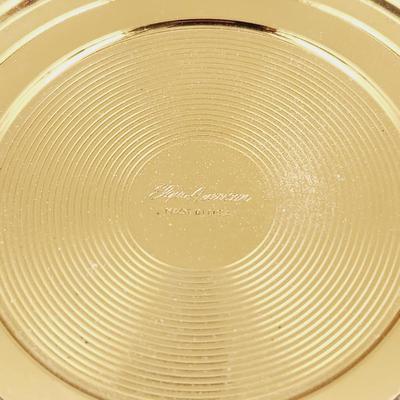 VINTAGE ELGIN AMERICAN GOLD TONED POWDER COMPACT