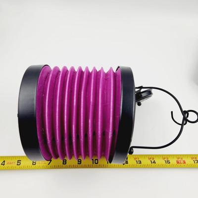 BOMBAY METAL BLACK & PURPLE HANGING LANTERN