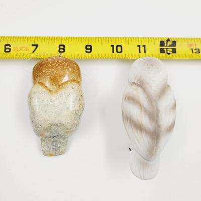 TRIO OF OWL DECOR PIECES