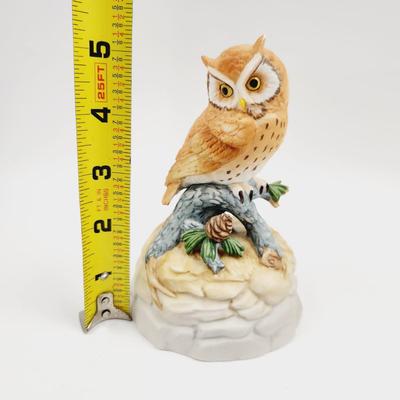 GIFT WORLD OF GORHAM CERAMIC OWL MUSIC DECOR