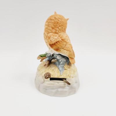 GIFT WORLD OF GORHAM CERAMIC OWL MUSIC DECOR
