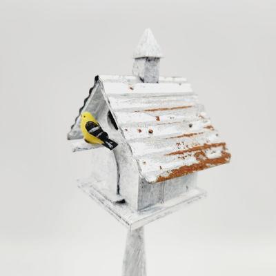 TALL BIRD HOUSE HOME DECOR