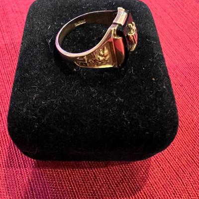 10k gold Class ring