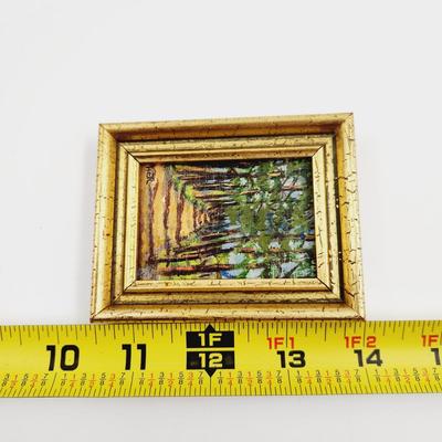 VINTAGE ORIGINAL EHER FRAMED ART