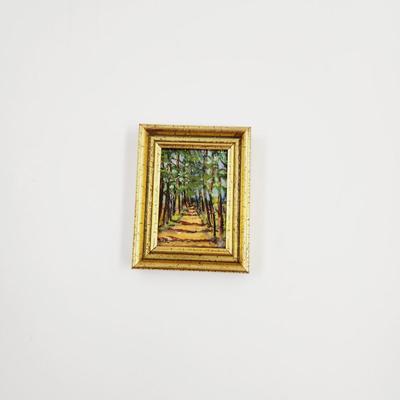 VINTAGE ORIGINAL EHER FRAMED ART