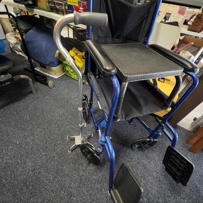 1212 DRIVE ATC Series Aluminum Transport Chair with Stool