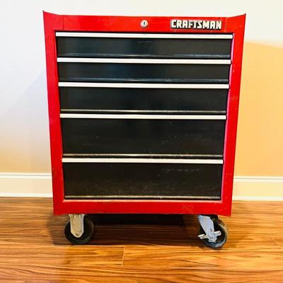 CRAFTSMAN METAL TOOLBOX & TOOLS