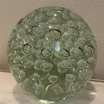Three glass spheres
