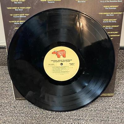 Vintage Saturday Night Fever Motion Picture Movie Soundtrack Record Album John Travolta Bee Gees