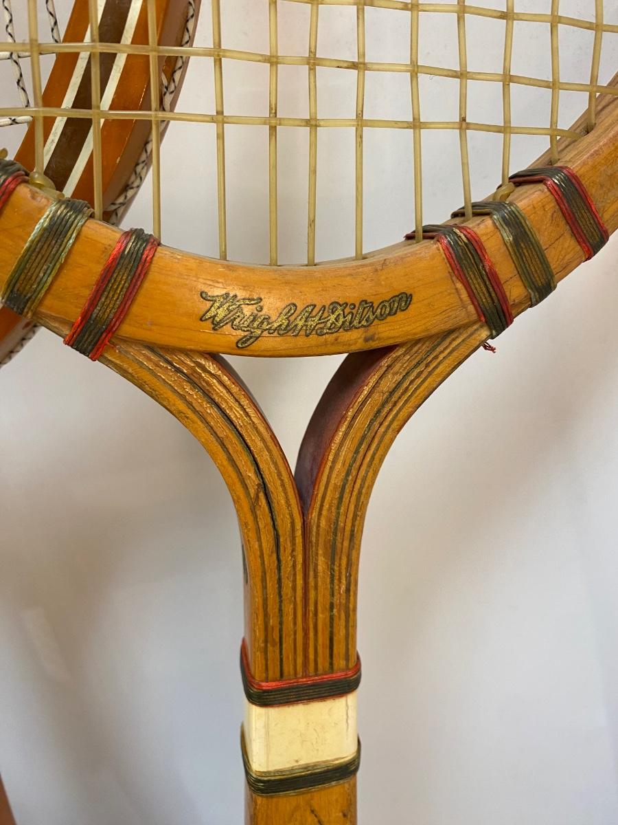 Lot of 4 Vintage Tennis Badminton Rackets Spalding Pancho Gonzales Top  Flite | EstateSales.org