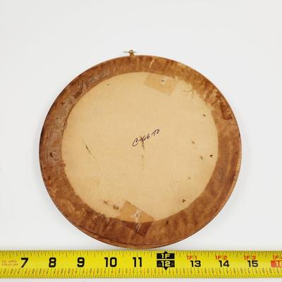 MCM WITCO FRAMED ART MAN CHOPPING WOOD