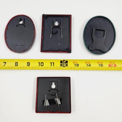 SMALL FRAMED ANTIQUE WOMAN PICTURES SET