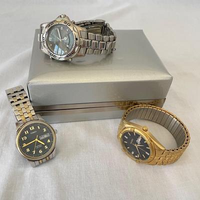 Elgin, Armitron & Timex Watches with Case (FR-SS)