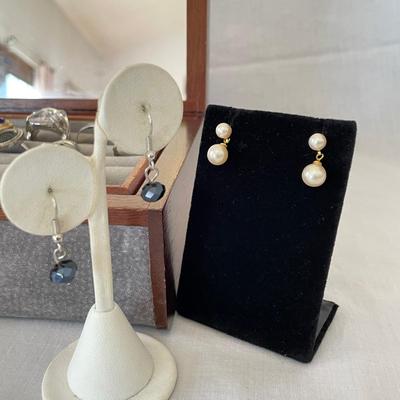 Suede Jewelry Box, Rings & Earrings (FR-SS)