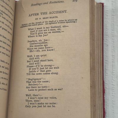1895 READINGS AND RECITATIONS FOR WINTER EVENINGS