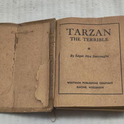 1942 BIG LITTLE BOOK - TARZAN THE TERRIBLE FLIP BOOK