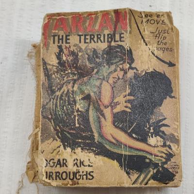 1942 BIG LITTLE BOOK - TARZAN THE TERRIBLE FLIP BOOK