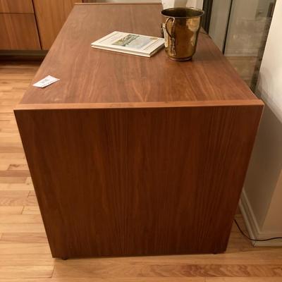 Mid century modern teak wood desk