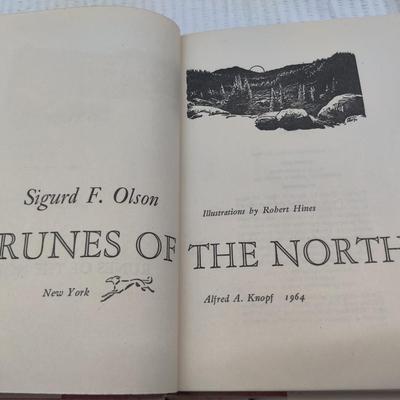 1964 THE RUNES OF THE NORTH by SIGURD F. OLSON