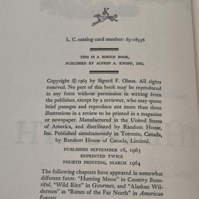 1964 THE RUNES OF THE NORTH by SIGURD F. OLSON