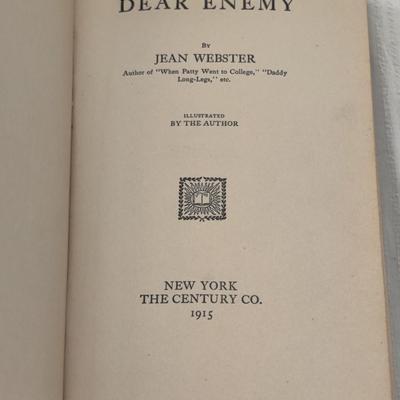 1915 DEAR ENEMY by JEAN WEBSTER