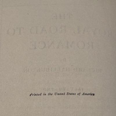 1925 THE ROYAL ROAD TO ROMANCE by RICHARD HALLIBURTON