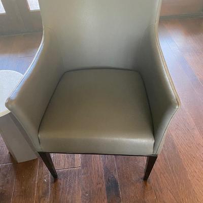 Gray occasional chair