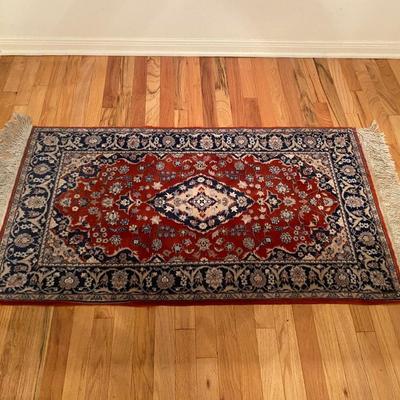Vintage hand knotted genuine Chinese Persian rug - A