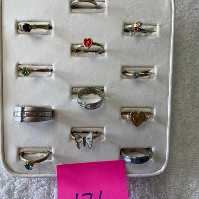 Lot of 12 Costume Rings
