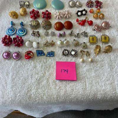 Jackpot lot of Screw Back Clip on earrings