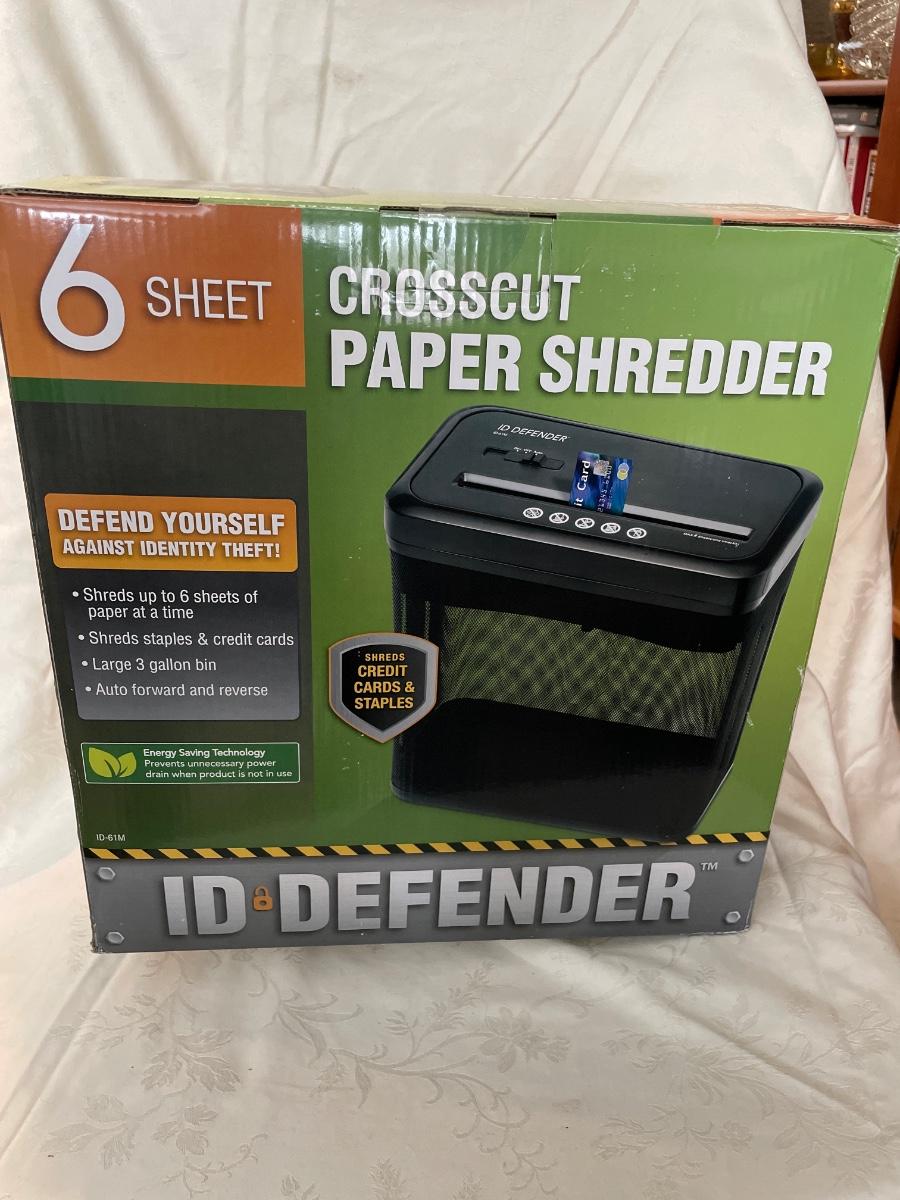 Crosscut paper shredder