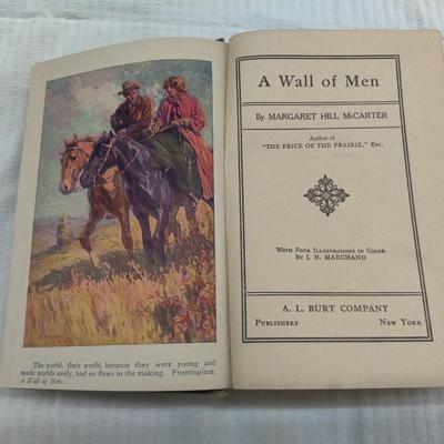 1912 A WALL OF MEN by MARGARET HILL MCCARTER