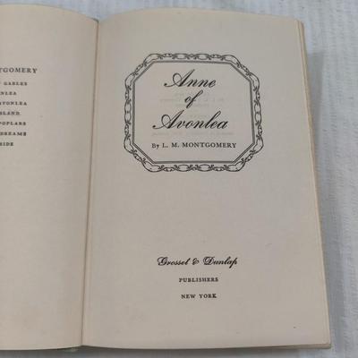 1936 ANNE OF AVONLEA by L.M. MONTGOMERY