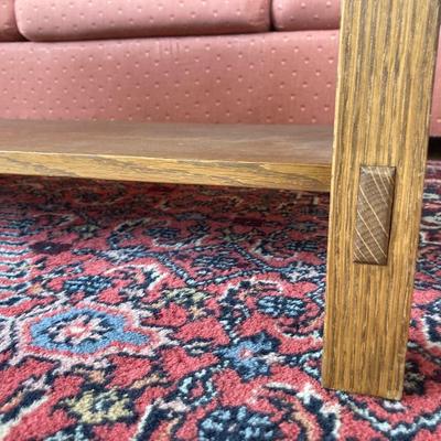 Stickley mission MCM oak coffee table