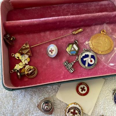 Jewelry box of Award Fraternal pins