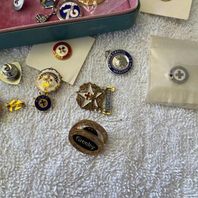 Jewelry box of Award Fraternal pins