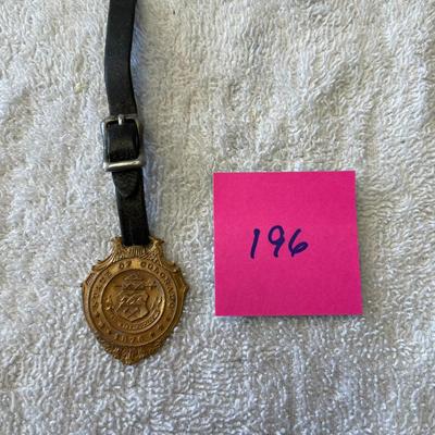 Rare State of Colorado Seal Gold Plated Watch Fob