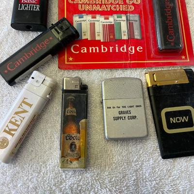 Lot of Cigarette brands lighters