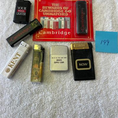 Lot of Cigarette brands lighters