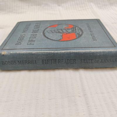 1924 BOBBS MERRILL FIFTH READER STATE OF KANSAS