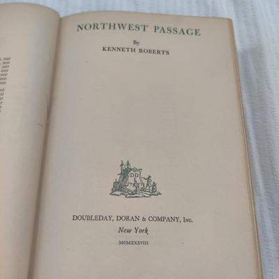 1937 NORTHWEST PASSAGE by KENNETH ROBERTS