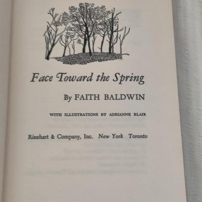 1956 FACE TOWARD THE SPRING by FAITH BALDWIN