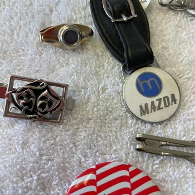 Lot of Tie Bars & other men's jewelry