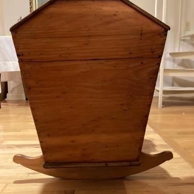 Antique Primitive baby rocking cradle