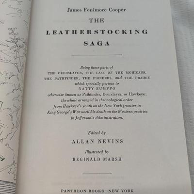 1954 THE LEATHERSTOCKING SAGA by JAMES FENIMORE COOPER